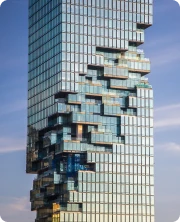 Iconic Pixel Architecture of Mahanakhon Tower